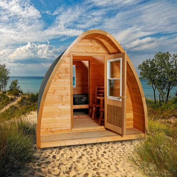 8'x14' Glamping POD - Knotty Red Cedar