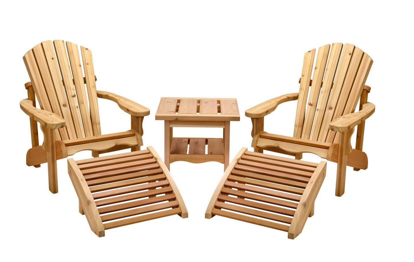 Adirondack Footrest, Red Cedar