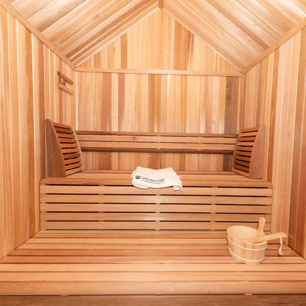 Pure Cube Hudson Sauna - Clear Red Cedar