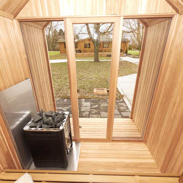 Pure Cube Hudson Sauna - Clear Red Cedar