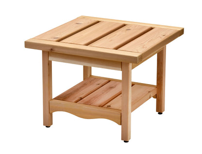 Adirondack Square Table, Red Cedar