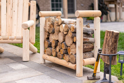 Log Firewood Rack