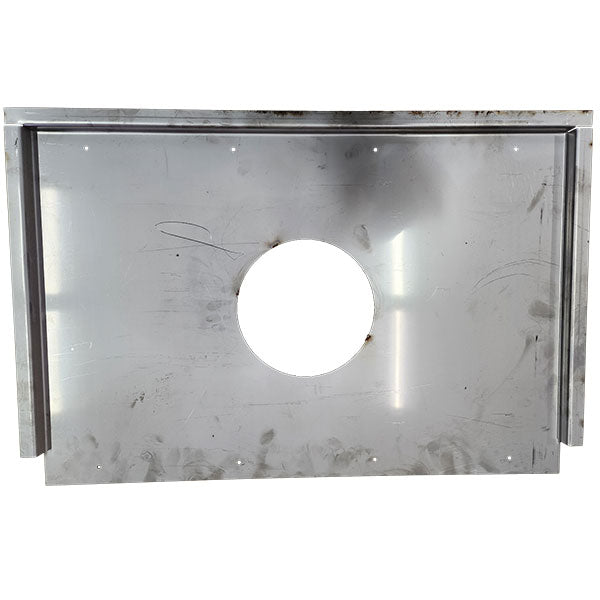 30"x20" Stainless Outside Shield for Siding (9" HOLE FOR EUROPE SIZE CHIMNEY)