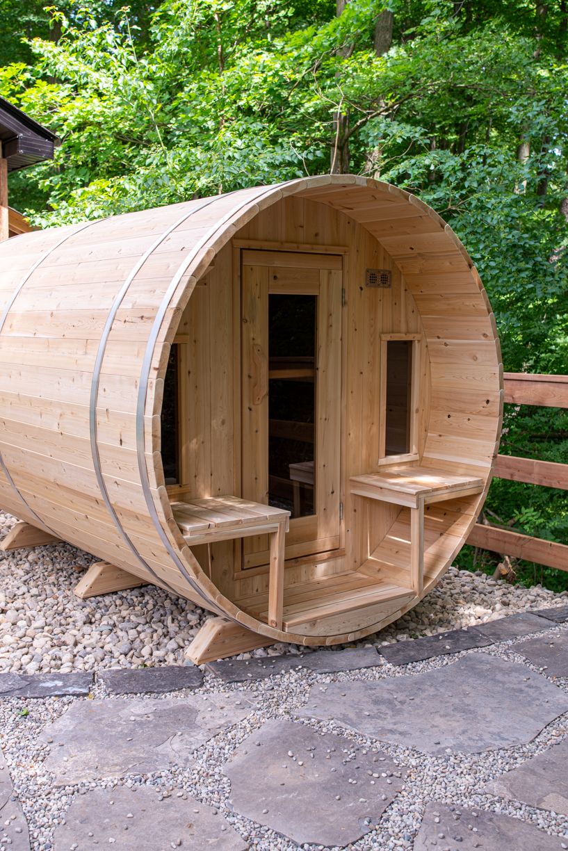 Tranquility Barrel Sauna CTC2345W