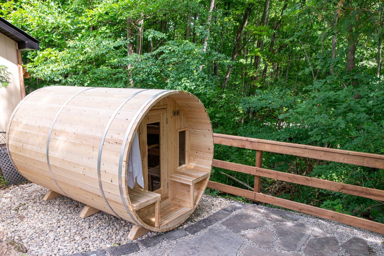 Tranquility Barrel Sauna CTC2345W